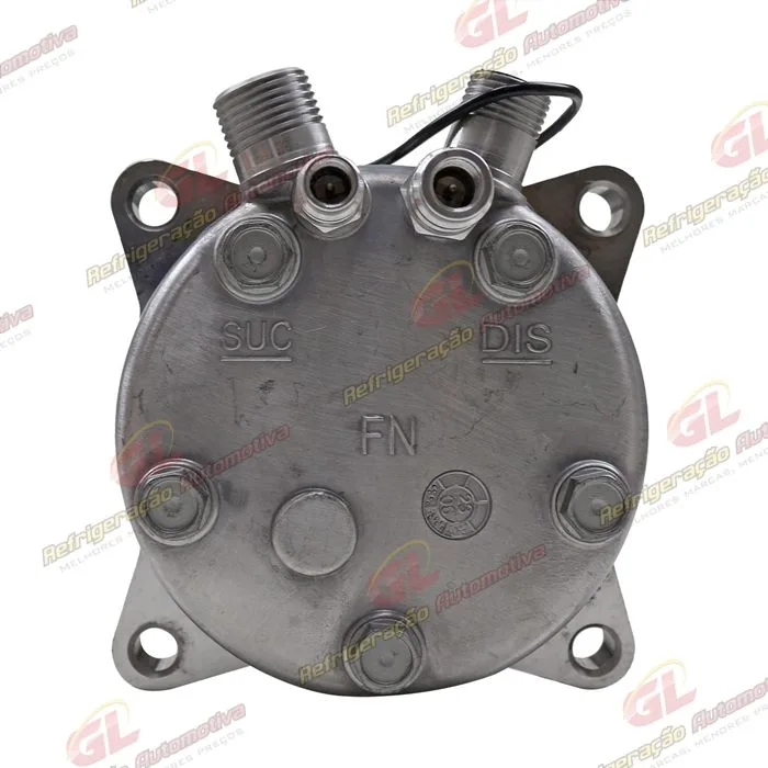 Compressor SANDEN 5H14 Universal R134a 8 Orelhas - 12 Volts Polia 8pk 130mm — foto 4