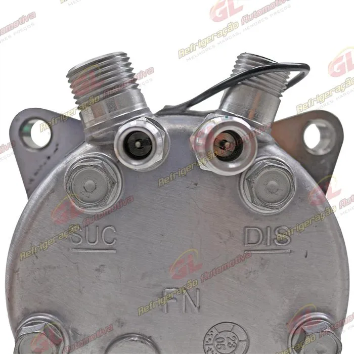 Compressor SANDEN 5H14 Universal R134a 8 Orelhas - 12 Volts Polia 8pk 130mm — foto 5