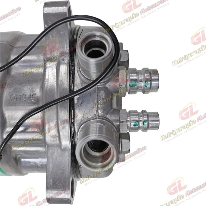 Compressor SANDEN 5H14 Universal R134a 8 Orelhas - 12 Volts Polia 8pk 130mm — foto 7