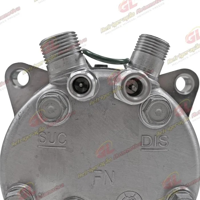 Compressor SANDEN 5H14 Universal R134a 8 Orelhas - 24 Volts Polia 8pk 121mm — foto 5