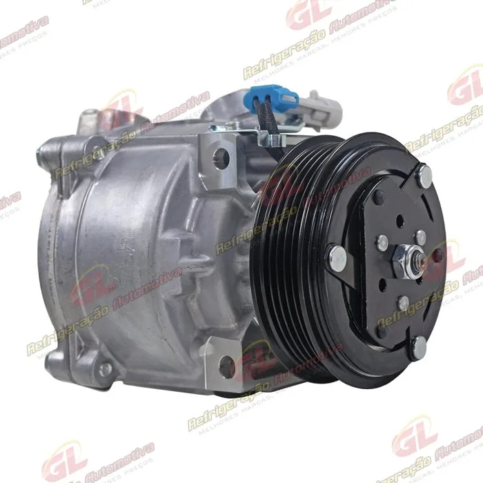 Compressor Scroll Chevrolet Prisma 2013>/ Onix/ Sonic 1.8/ Spin/ Cobalt 1.8 - 12 Volts Polia 5pk 99mm OEM: 52039087/ 52067902/ 52149016/ 52093071 — foto 3