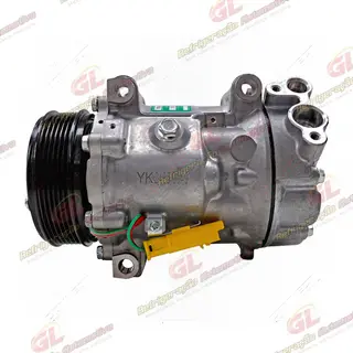Compressor SD7V16 Peugeot Boxer Motor 2.0 2019> - 12 Volts Polia 6pk OEM: 9819711380/ 9819714280