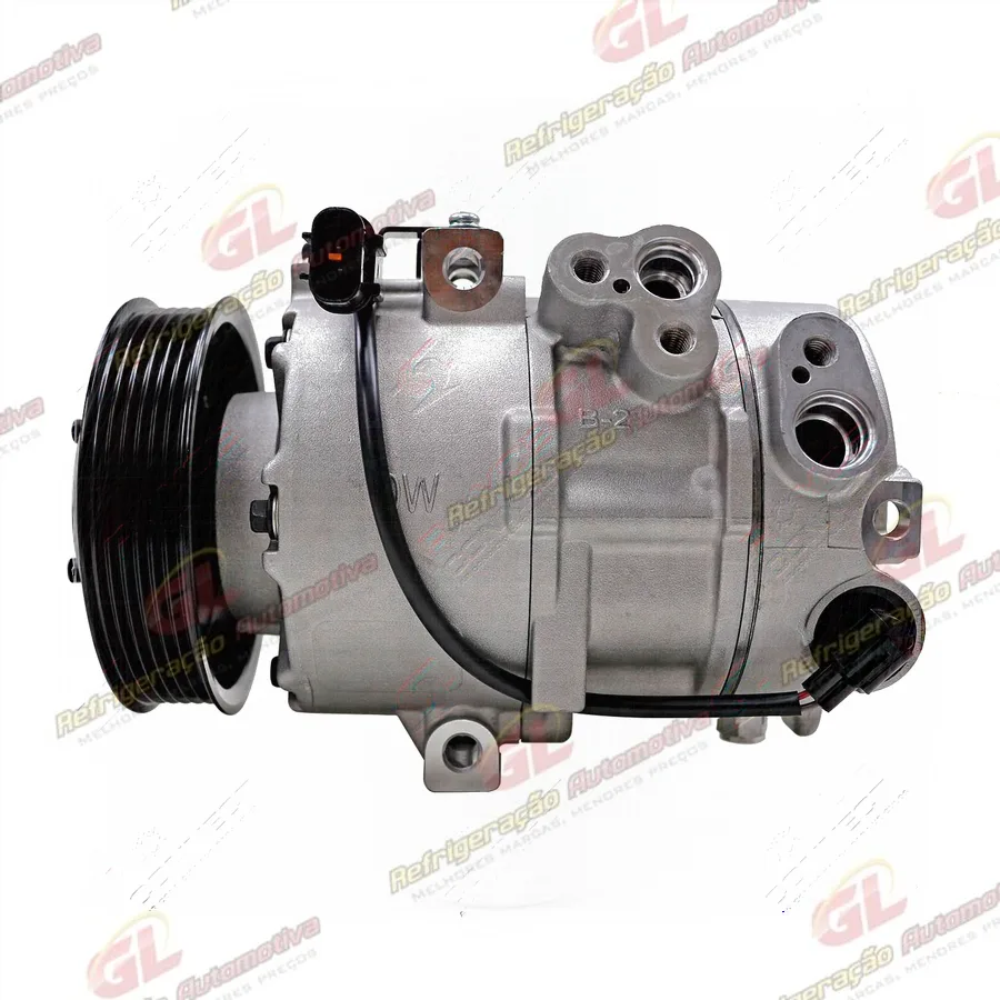 Compressor DVE16N Doowon Kia Sportage Motor 2.0 2017 Até 2020 - Conexão 16MM - 12 Volts Polia 6pk