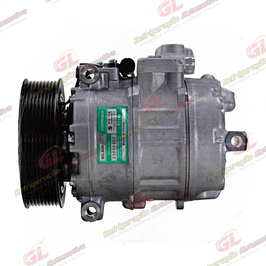 Compressor Modelo Denso 7SBU16C Máquina Claas Jaguar 860 - 12 Volts Polia 9pk OEM: A4572300711/ A4512300628