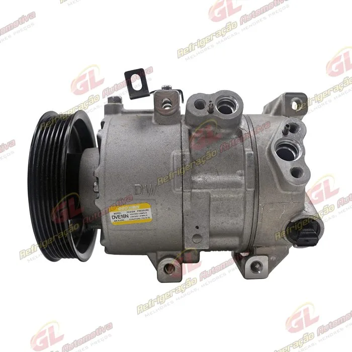 Compressor Original Hyundai Nova Tucson 2018> Conexão 16MM - 12 Volts Polia 6pk 125mm
