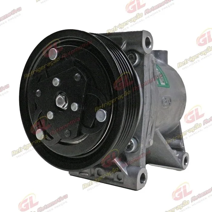 Compressor Modelo AA Calsonic Fiat Palio/Uno Fire 2006>/ Novo Uno 2011 Até 2014 - 12 Volts Polia 5pk 115mm OEM: 51786321 — foto 2