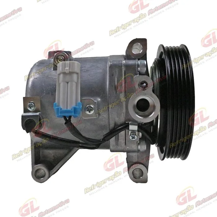 Compressor Modelo AA Calsonic Fiat Palio/Uno Fire 2006>/ Novo Uno 2011 Até 2014 - 12 Volts Polia 5pk 115mm OEM: 51786321 — foto 5