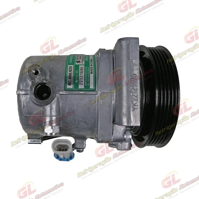 Compressor Modelo AA Calsonic Fiat Palio/Uno Fire 2006>/ Novo Uno 2011 Até 2014 - 12 Volts Polia 5pk 115mm OEM: 51786321 — foto 6