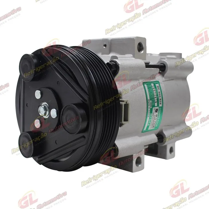 Compressor Modelo Fic Ford FS10 FX15 F250 Diesel - 12 Volts Polia 6pk 126 mm — foto 2