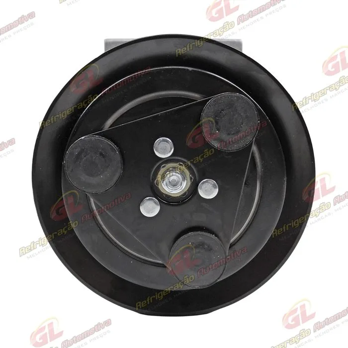 Compressor Fic Ford FS10 FX15 Fiesta / Ka / F250 Gasolina / Ecosport 1.6/ Hyundai Elantra - 12 Volts Polia 6pk 148mm R134a — foto 3