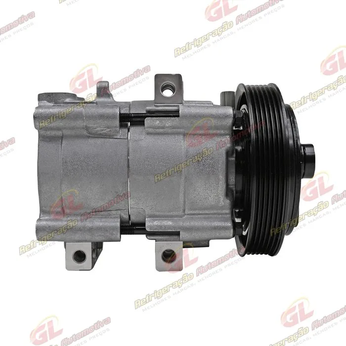 Compressor Fic Ford FS10 FX15 Fiesta / Ka / F250 Gasolina / Ecosport 1.6/ Hyundai Elantra - 12 Volts Polia 6pk 148mm R134a — foto 5