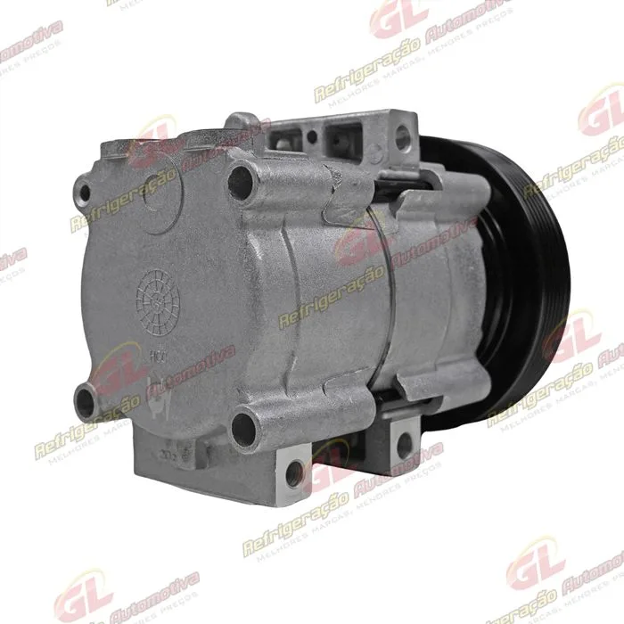 Compressor Fic Ford FS10 FX15 Fiesta / Ka / F250 Gasolina / Ecosport 1.6/ Hyundai Elantra - 12 Volts Polia 6pk 148mm R134a — foto 6