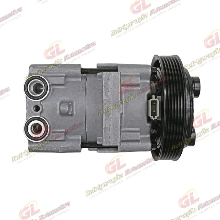 Compressor Fic Ford FS10 FX15 Fiesta / Ka / F250 Gasolina / Ecosport 1.6/ Hyundai Elantra - 12 Volts Polia 6pk 148mm R134a — foto 8