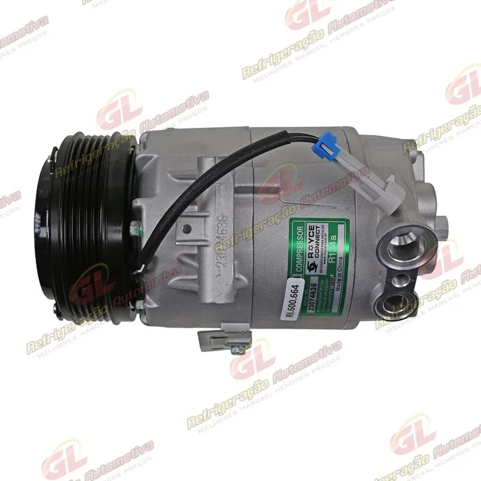 Compressor CVC Chevrolet Agile 1.4 2009>/ Montana 2011> - 12 Volts Polia 5pk 109mm OEM: 94752372 — foto 5
