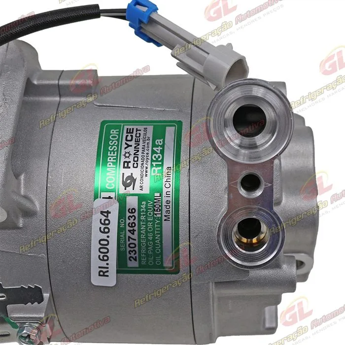Compressor CVC Chevrolet Agile 1.4 2009>/ Montana 2011> - 12 Volts Polia 5pk 109mm OEM: 94752372 — foto 6