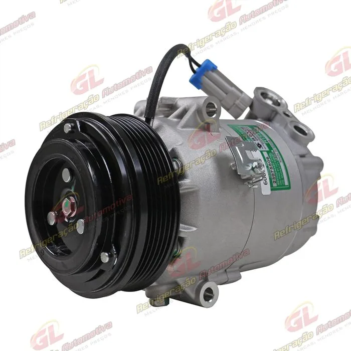 Compressor Modelo Delphi CVC Máquina Agricola Jacto Uniport - 12 Volts Polia 6pk 114mm — foto 2
