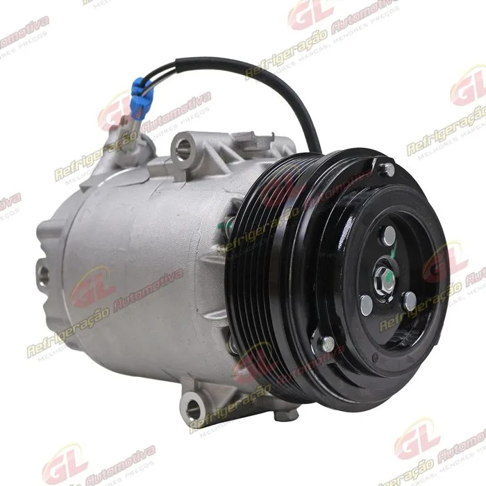 Compressor Modelo Delphi CVC Máquina Agricola Jacto Uniport - 12 Volts Polia 6pk 114mm — foto 3