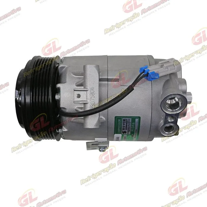 Compressor Modelo Delphi CVC Máquina Agricola Jacto Uniport - 12 Volts Polia 6pk 114mm — foto 5