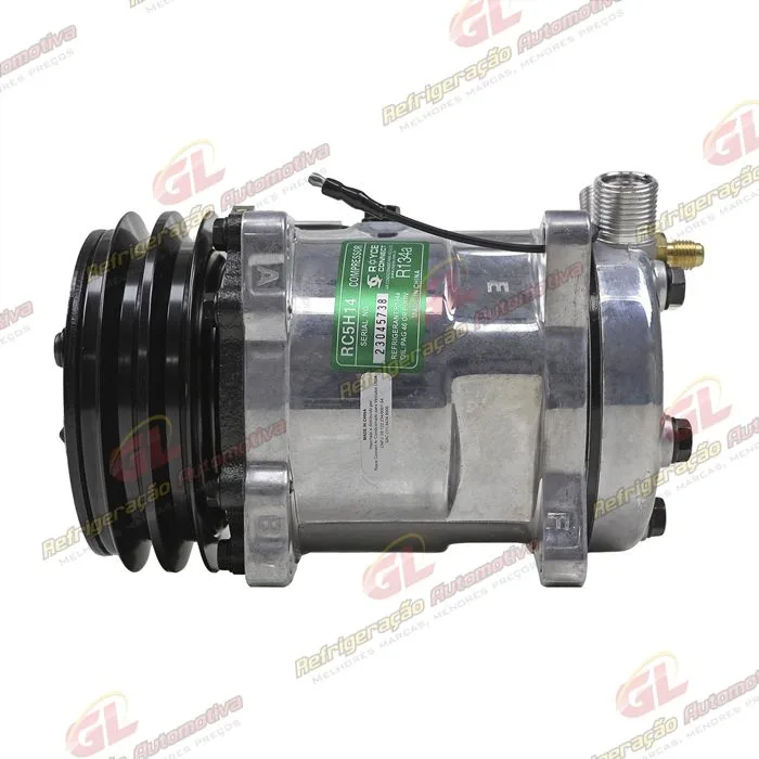 Compressor Modelo AA5H14AA 8 Orelhas - 12 Volts Polia 2A 130mm Universal R134a