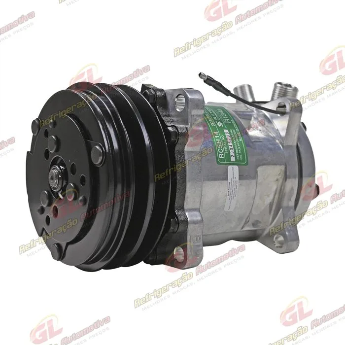 Compressor Modelo AA5H14AA 8 Orelhas - 12 Volts Polia 2A 130mm Universal R134a — foto 2