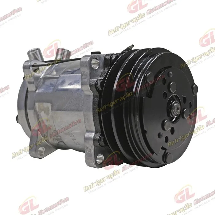 Compressor Modelo AA5H14AA 8 Orelhas - 12 Volts Polia 2A 130mm Universal R134a — foto 3