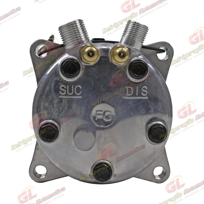 Compressor Modelo AA5H14AA 8 Orelhas - 12 Volts Polia 2A 130mm Universal R134a — foto 5