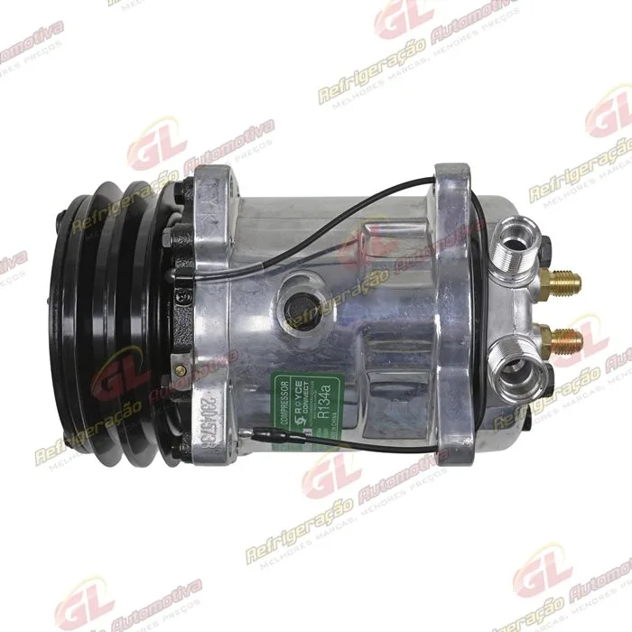 Compressor Modelo AA5H14AA 8 Orelhas - 12 Volts Polia 2A 130mm Universal R134a — foto 6