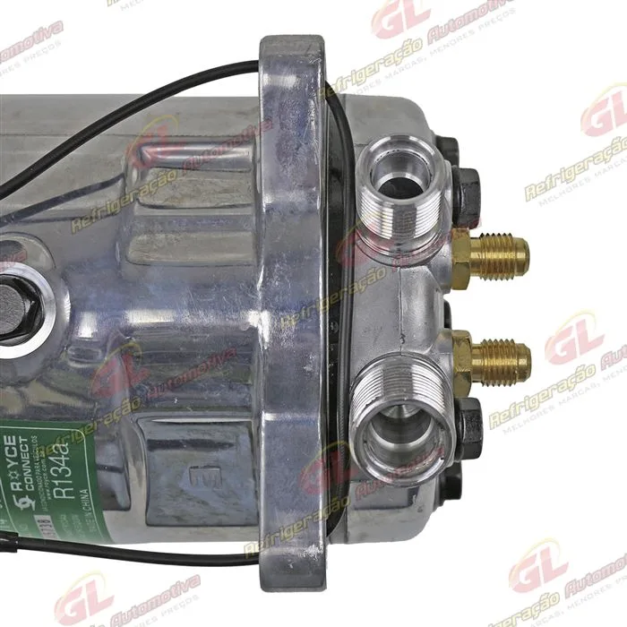 Compressor Modelo AA5H14AA 8 Orelhas - 12 Volts Polia 2A 130mm Universal R134a — foto 7