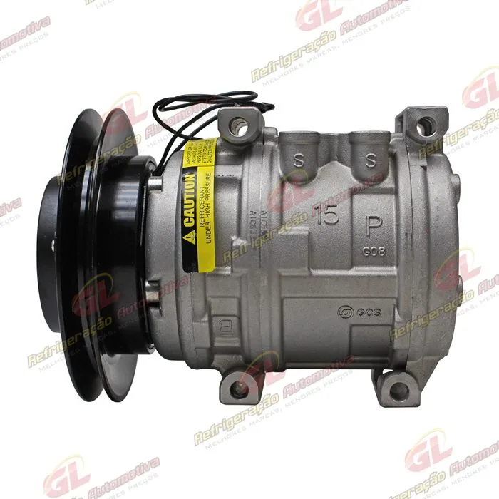 Compressor 10PA15 Modelo 10P15 Toyota Bandeirantes R134a - 12 Volts Polia Canal 1A 152mm