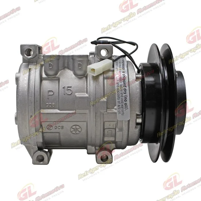 Compressor 10PA15 Modelo 10P15 Toyota Bandeirantes R134a - 12 Volts Polia Canal 1A 152mm — foto 5