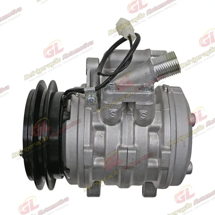 Compressor Modelo 10P08E - 12 Volts Polia Canal 1A 117mm R134a