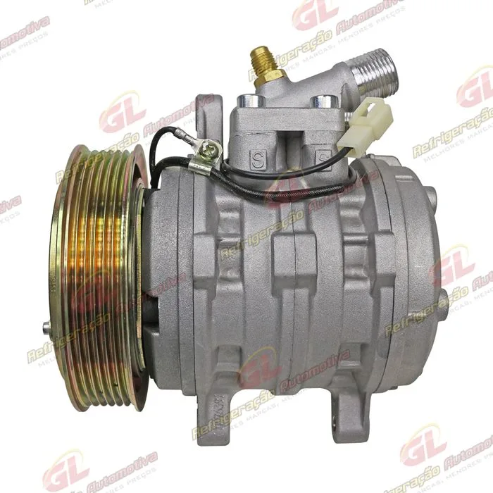 Compressor Modelo 10P08E - 12 Volts Polia 6pk 120mm R134a