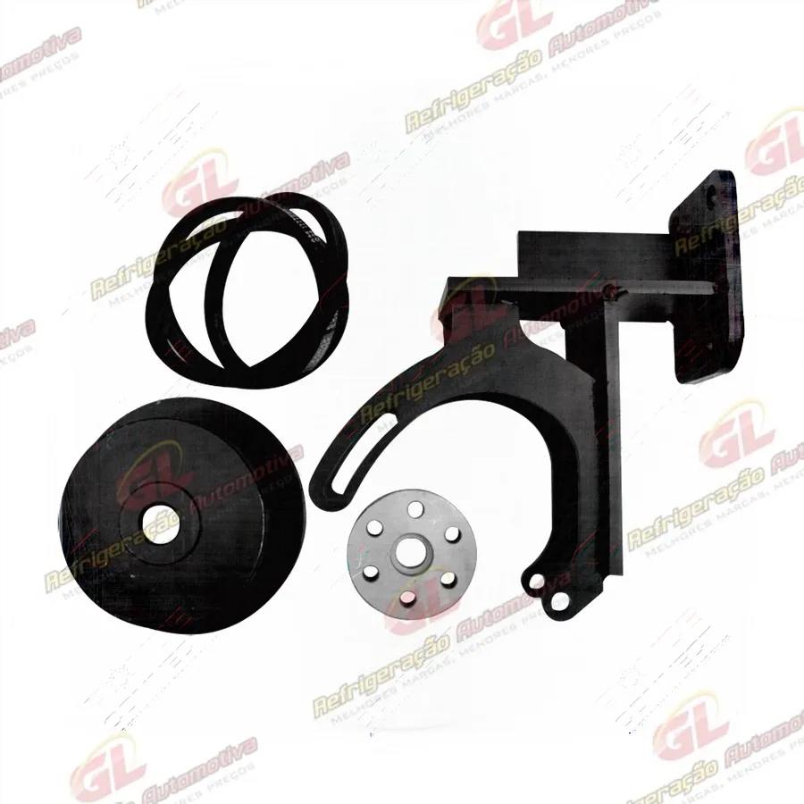 Suporte do Compressor Modelo 5H14/7H15 Polia 2A Caminhão Mercedes Benz 709/710/912/ 914/940 Instalação Kit