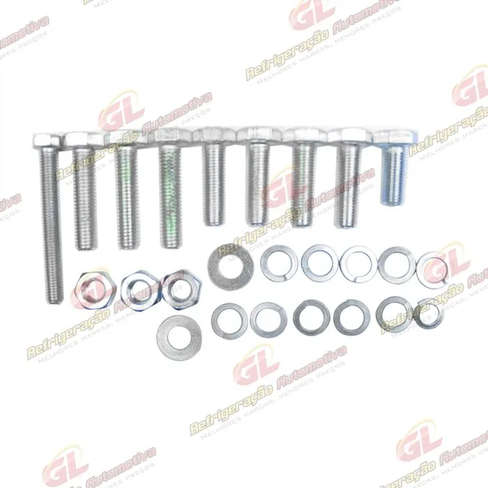 Suporte do Comp. Modelo 5H14/7H15 Polia 2A Kia Besta 2.7 / 3.0 Caminhão K-2700 Substituição e Instalação — foto 4