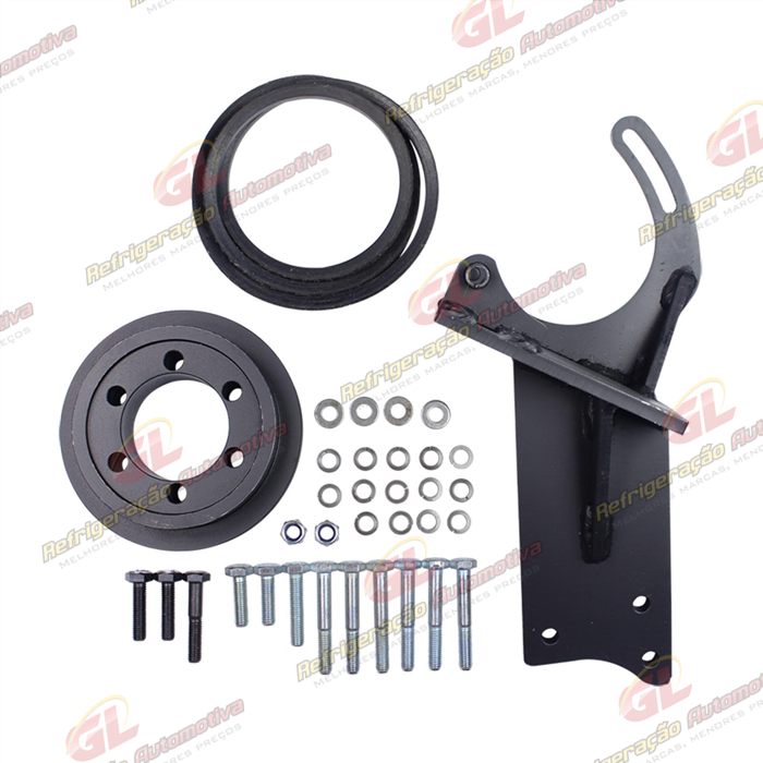 Suporte do Compressor Modelo 5H14/7H15 Polia 2A Caminhão M.B 1218/1418/1618 Instalação Kit Não Eletrônico