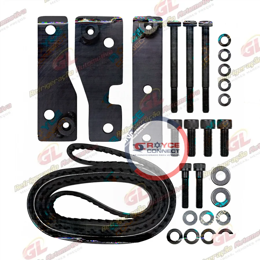 Suporte do Compressor Delphi RC.600.020 Nissan Frontier para Substituição Comp. Zexel Kit