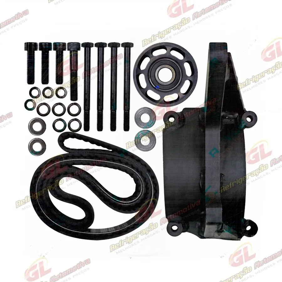 Suporte do Compressor Modelo 7H15 RC.600.053 Caminhão Scania 124 Até 2008 / P270 / P310 2011> Instalação Original