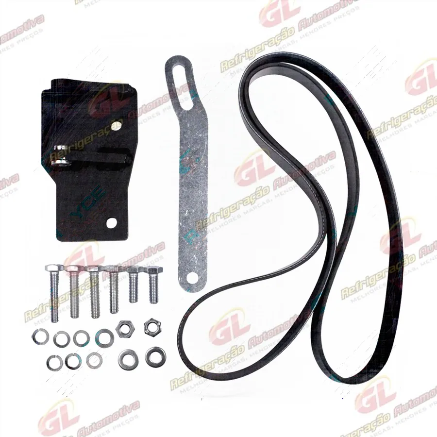 Suporte do Compressor Modelo 5H14/7H15 Polia 8pk Caminhão Volkswagen 5-140 Freio Ar /8-150/15-170 Delivery Eletro MWM
