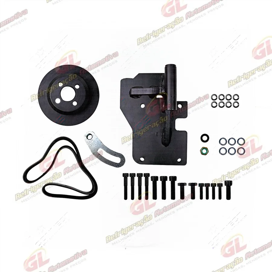 Suporte do Compressor 7H15/5H14 Polia 8pk Fiat Ducato 2.3 Multijet 2009> Somente Instalação