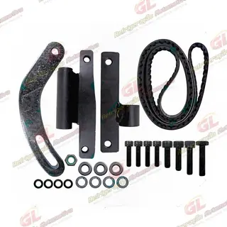 Suporte do Compressor 7H15/5H14 6/8Pk Saida Traseira Caminhão Fiat Iveco Stralis 380/410/420