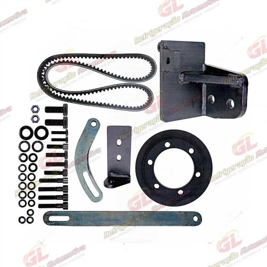 Suporte do Compressor 5H14 / 7H15 Polia 2A Caminhão Volvo VM240 / VM260 / VM360 Motor MWM