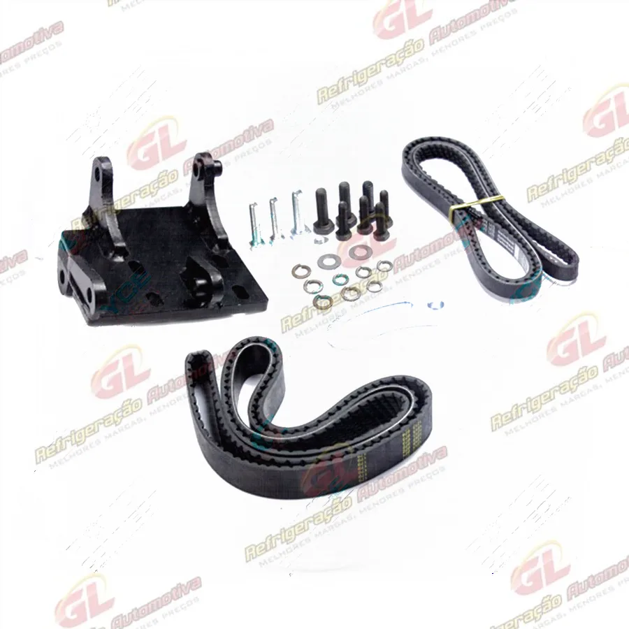 Suporte do Compressor 6P148 Polia 8PK Caminhão Volkswagen não Eletronico Cummins 17-220 / 24-220 / 26-220