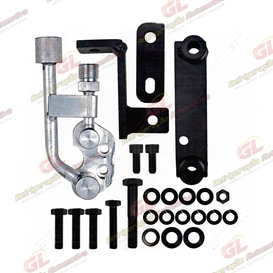 Suporte do Compressor 7B10 Para Adaptação/Substituição Corsa Zexel