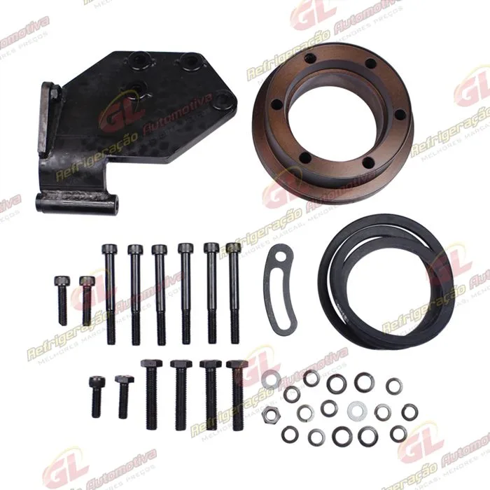 Suporte do Compressor Modelo 5H14/ 7H15 Polia 2A Caminhão MB Accelo/Atego