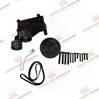 Suporte do Compressor 5H14/7H15 Polia 6pk Mercedes Benz Sprinter 311-CDI Street / 415-CDI / 515-CDI 2012> Suporte do Lado Direito para o 2º Compressor Instalação e Substituição