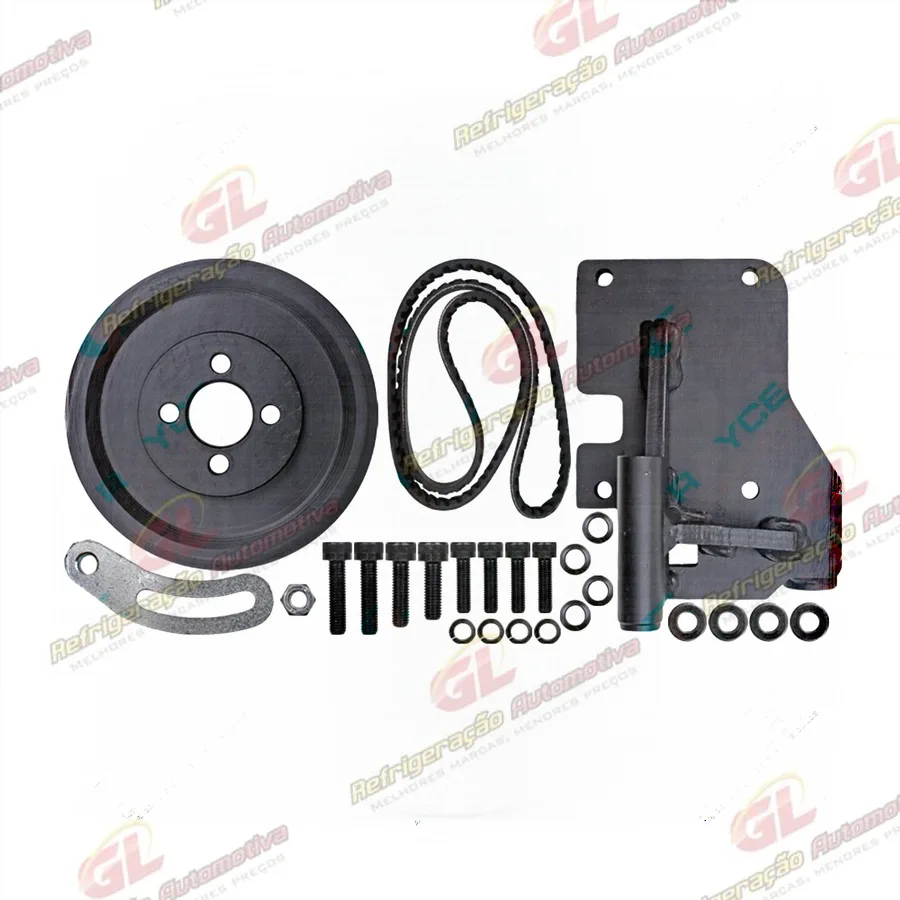 Suporte do Compressor Modelo 5H14/7H15 Polia 8pk Caminhão Iveco City 30-S13 / 35-S13 para Instalação