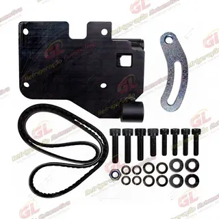 Suporte do Compressor Modelo 5H14/7H15 Polia 8pk Caminhão Iveco City 30-S13 / 35-S13 para Substituir Ar Original
