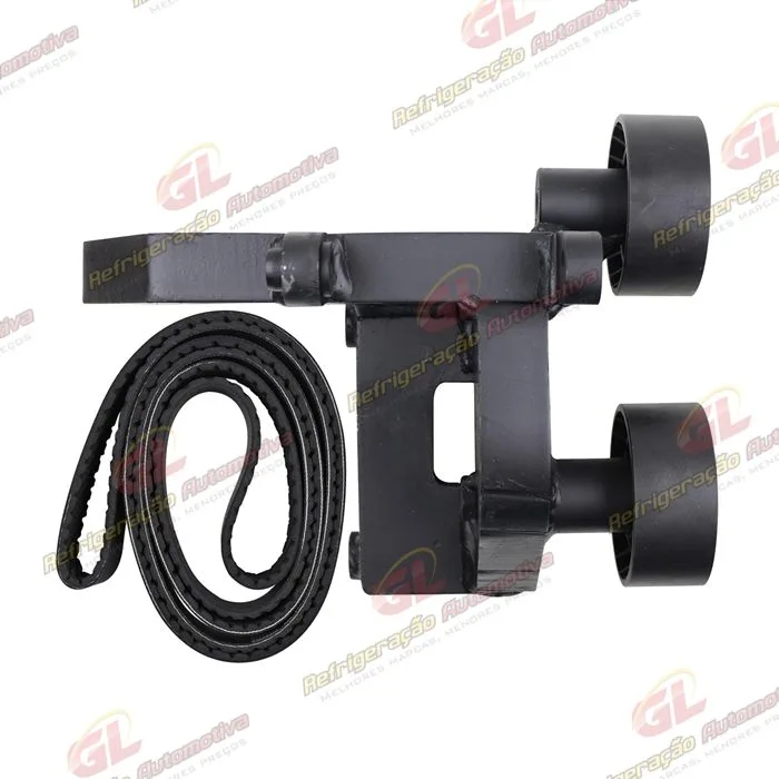 Suporte do Compressor Modelo 5H14/7H15 Polia 8PK Caminhão Mercedes Benz Accelo 815 / 915 / 1016 Eletrônico — foto 2