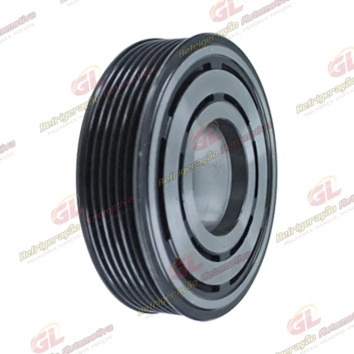 Polia Do Compressor Delphi CVC Volkswagen Fox/ Chevrolet Celta/ Zafira 6PK 117mm — foto 4