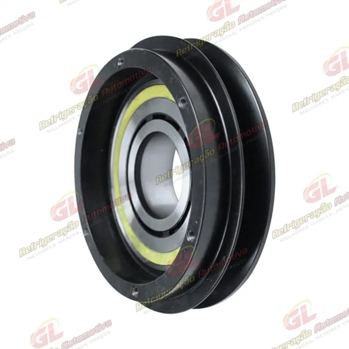 Polia Do Compressor Denso 10PA15 Canal 1B 152mm Máquina Komatsu PC400 — foto 4